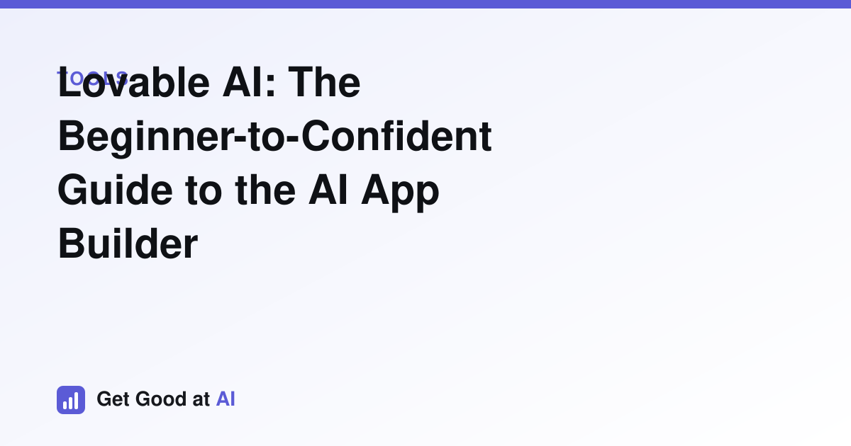 Il costruttore di app Lovable AI con un prompt chat a sinistra e un'anteprima dell'app web generata a destra