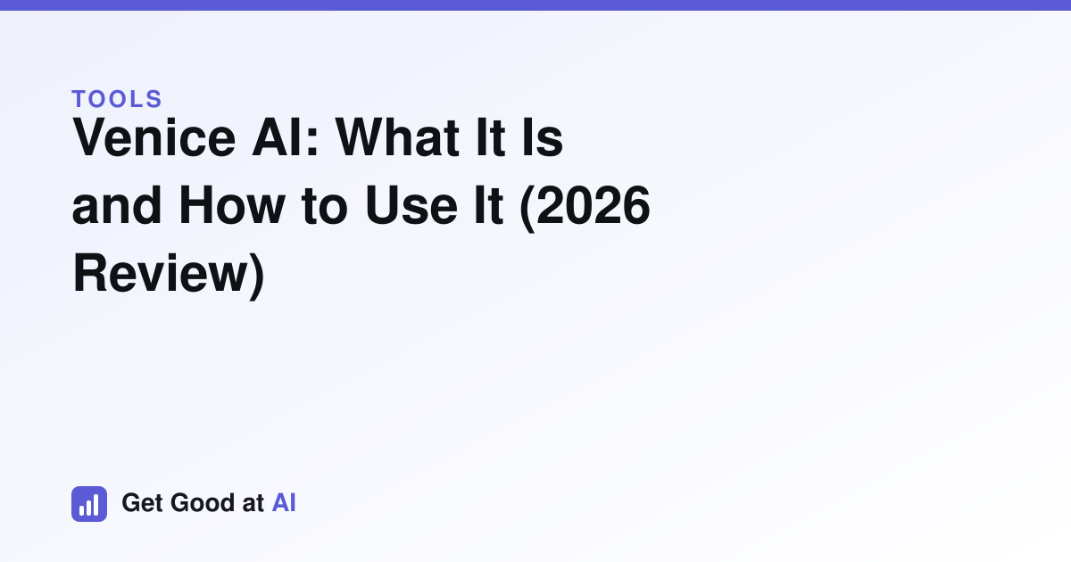 Interfaccia chat privata di Venice AI che genera una risposta con modelli open-source